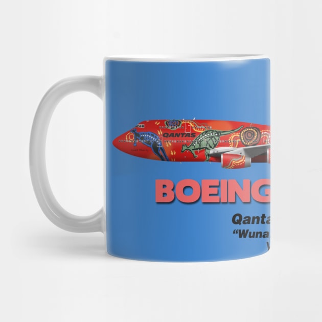 Boeing B747-400 - Qantas Airways "Wunala Dreaming" by TheArtofFlying